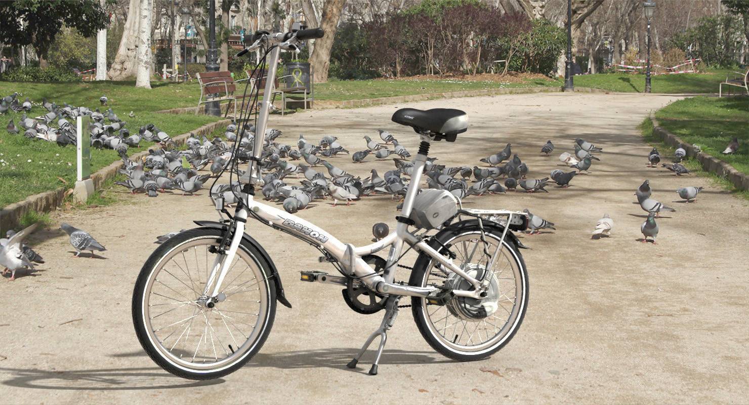 Ebike plegable Dahon al Parc de la Ciutadella