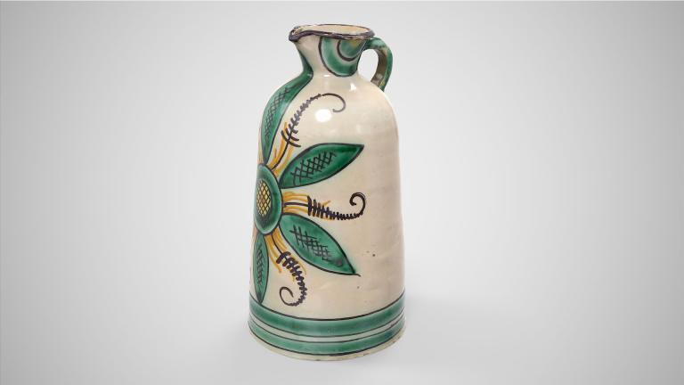 Gerra ceramica motiu floral
