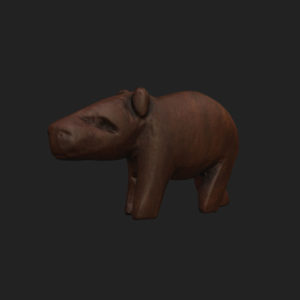 Miniatura-hipopotam-3d